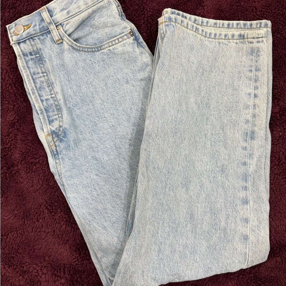 Everlane Light Blue Denim Jeans Wide Leg